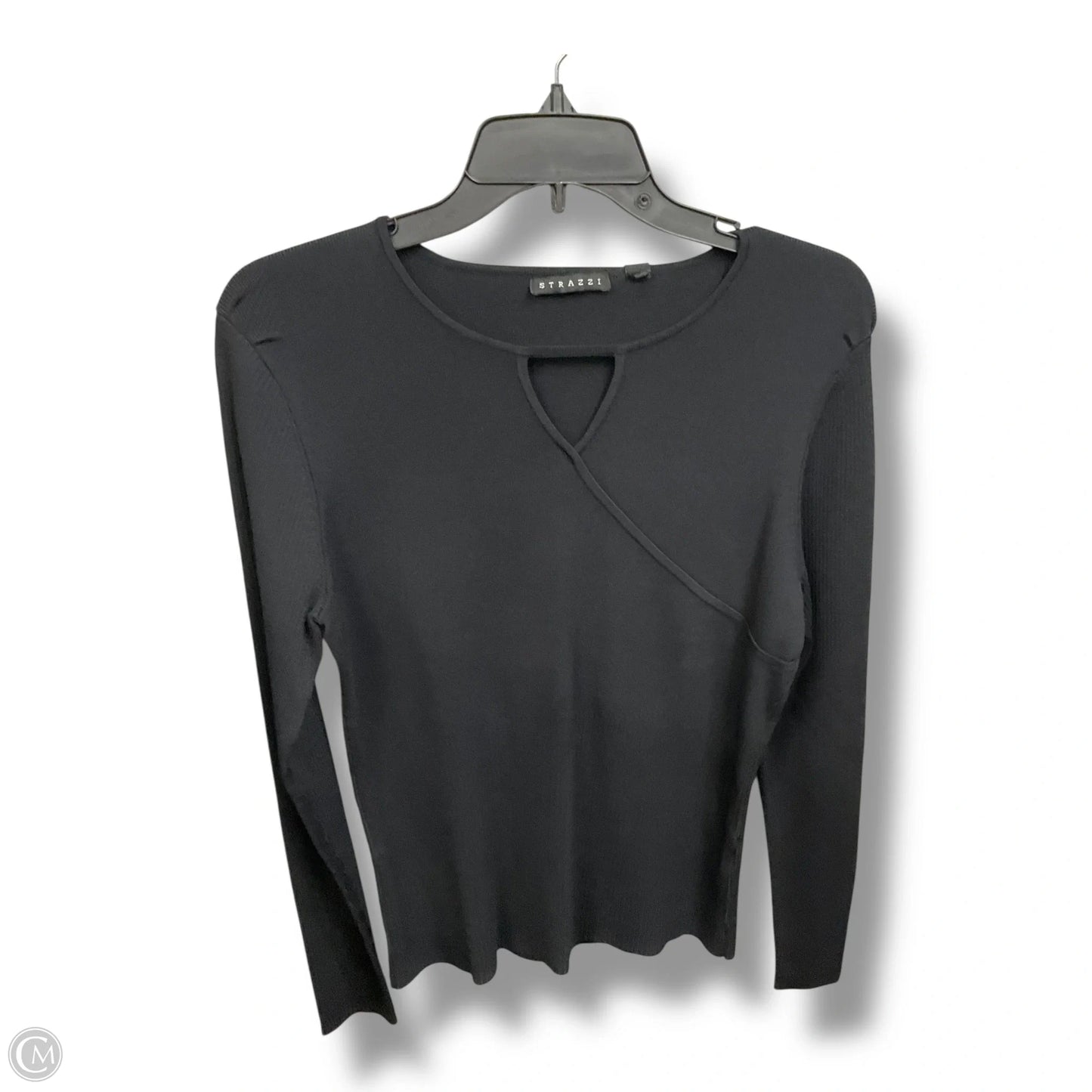 Top Long Sleeve By Clothes Mentor In Black, Size: M