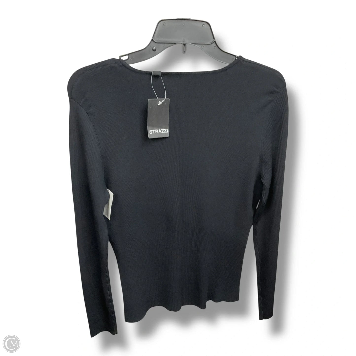 Top Long Sleeve By Clothes Mentor In Black, Size: M