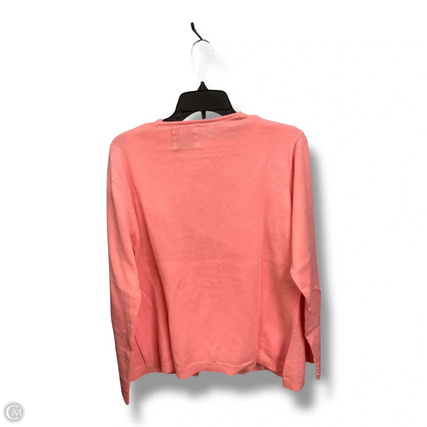 Top 2pc Long Sleeve By Clothes Mentor In Pink, Size: L