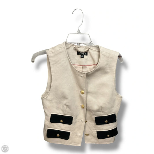Vest Other By J. Crew In Cream, Size: S