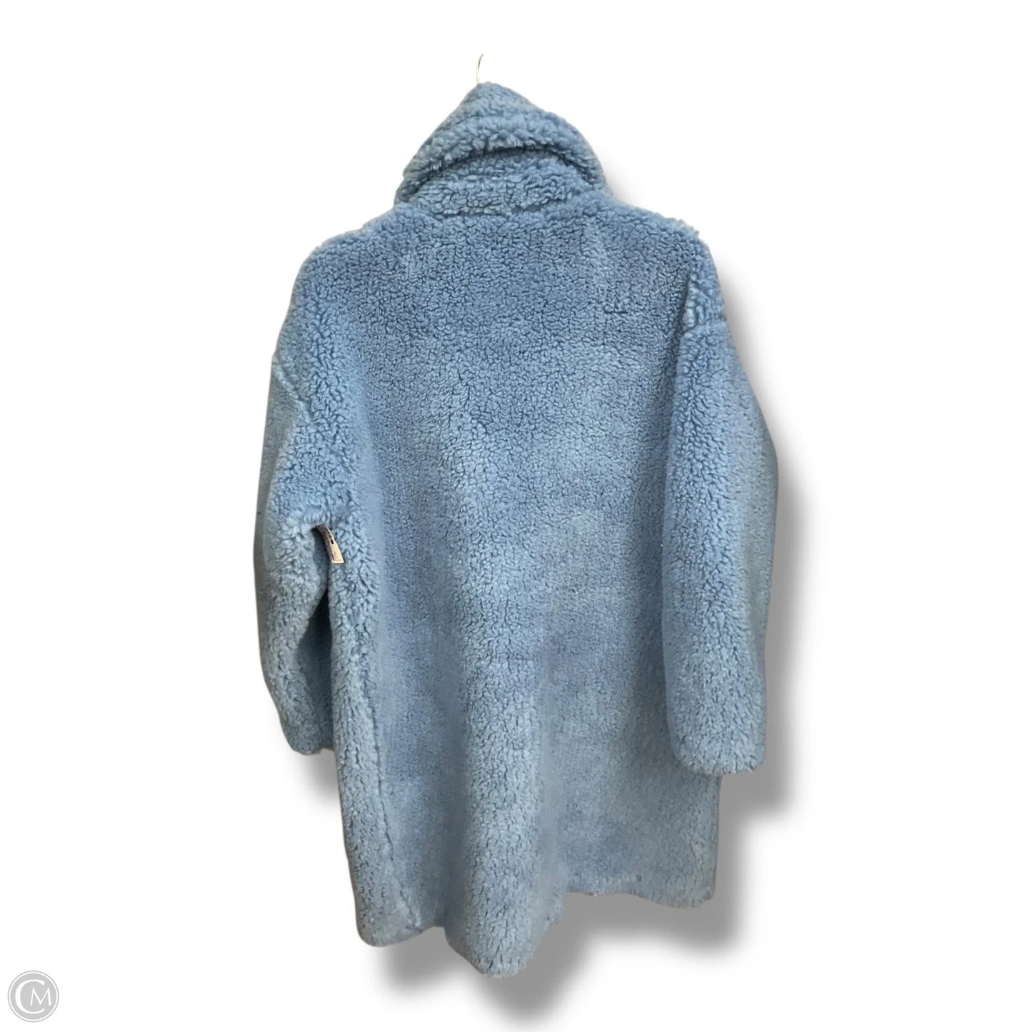 Coat Faux Fur & Sherpa By Clothes Mentor In Blue, Size: Xs