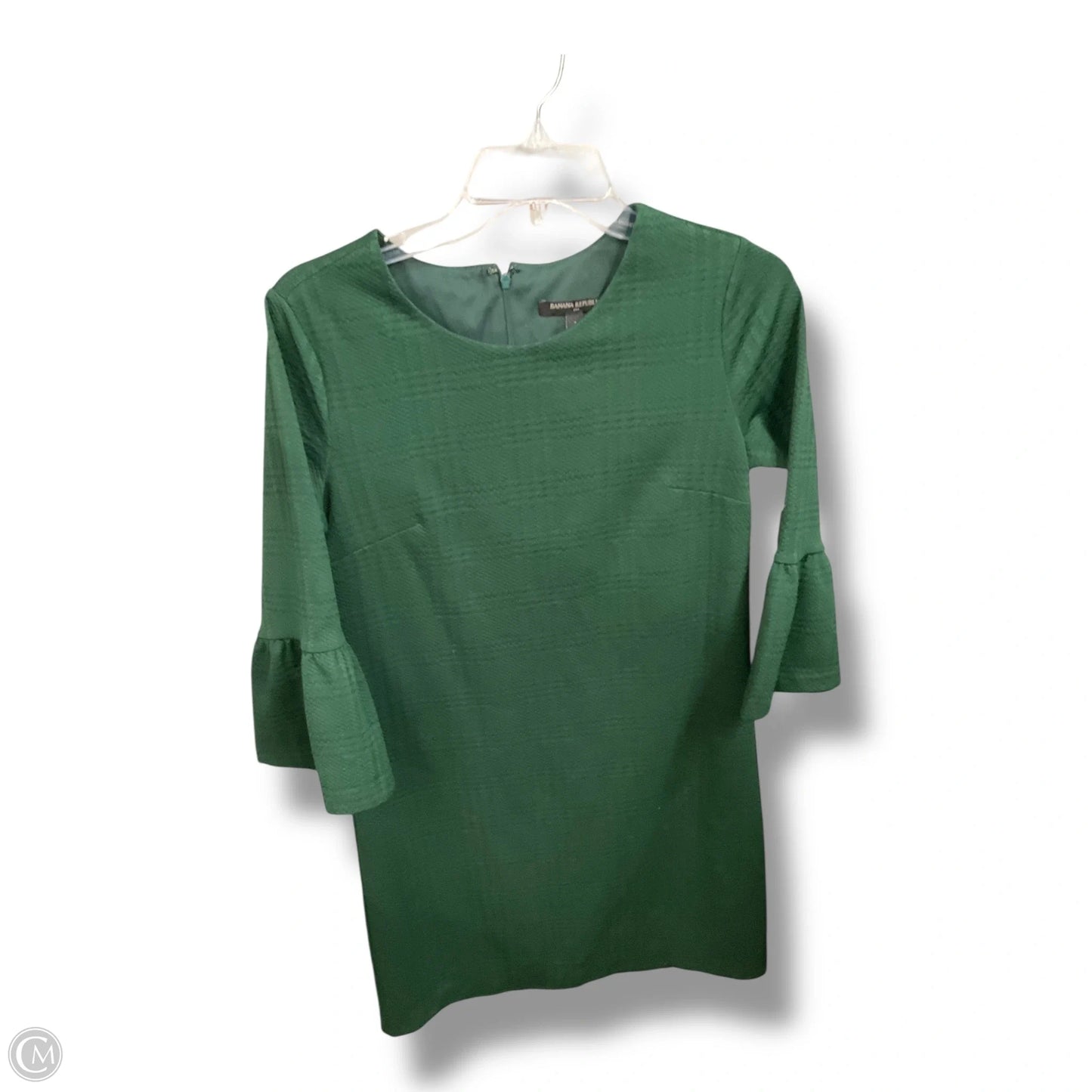 Dress Casual Midi By Banana Republic In Green, Size: Xs