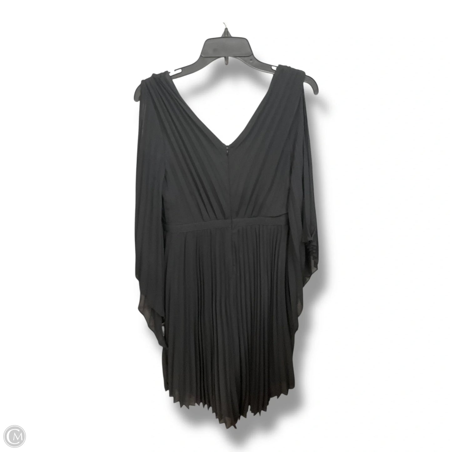 Dress Casual Midi By Banana Republic In Black & Grey, Size: S