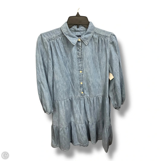 Dress Casual Short By Gap In Blue Denim, Size: S