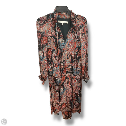 Dress Casual Maxi By Banana Republic In Paisley Print, Size: L