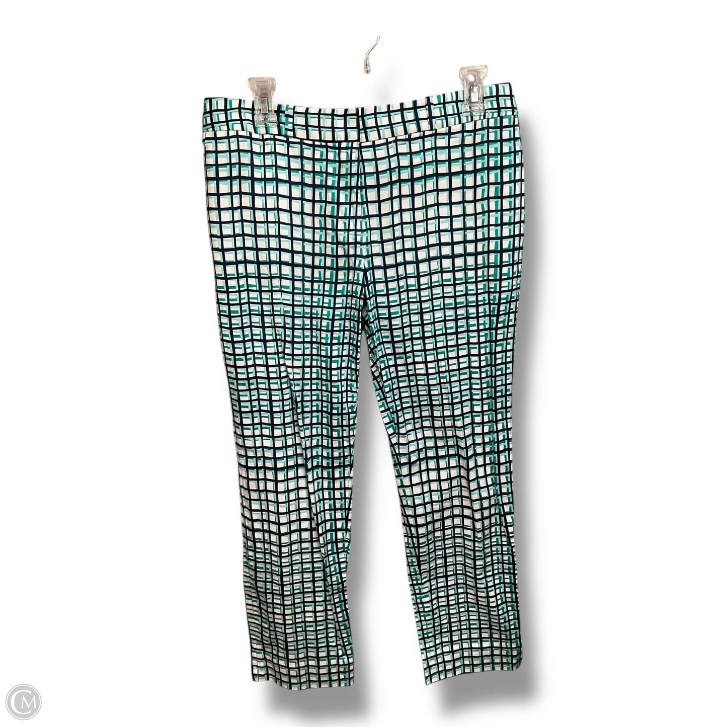 Pants Designer By Kate Spade In Blue & Green, Size: 6
