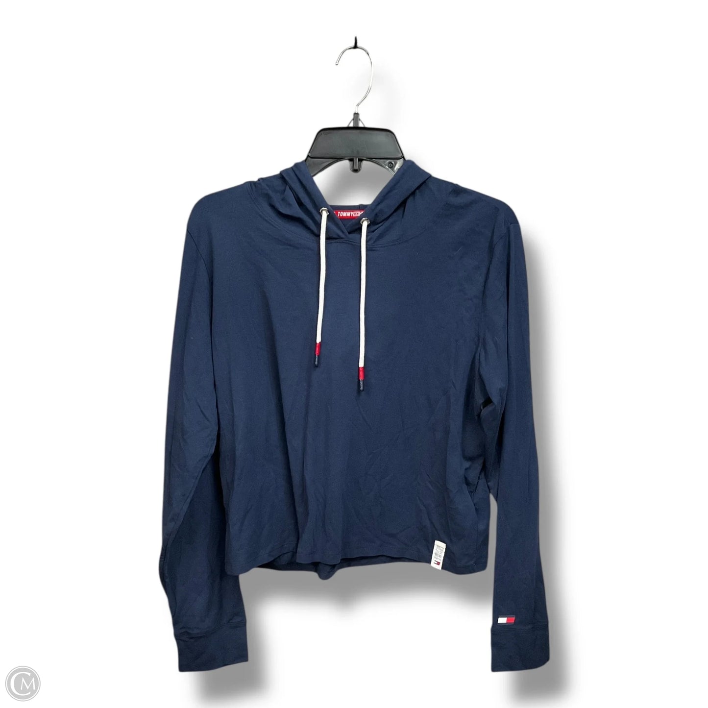 Top Long Sleeve By Tommy Hilfiger In Blue, Size: L