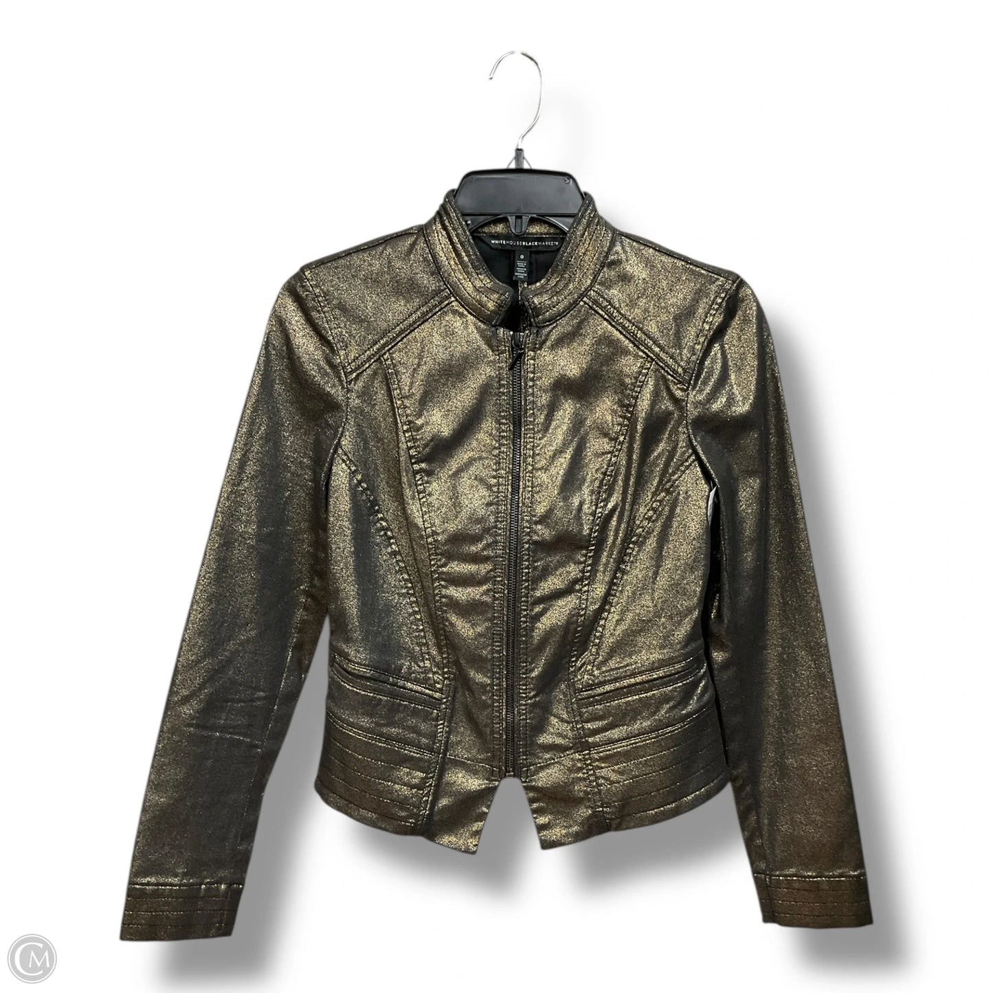 Jacket Other By White House Black Market In Gold, Size: 0