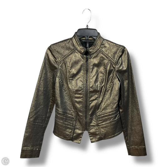 Jacket Other By White House Black Market In Gold, Size: 0