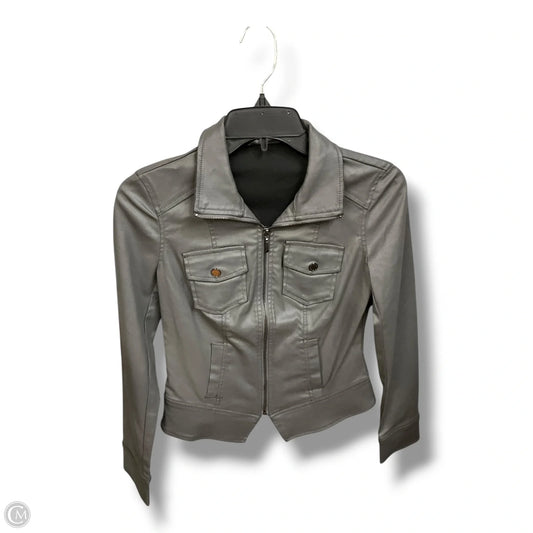 Jacket Other By White House Black Market In Grey, Size: Xxs