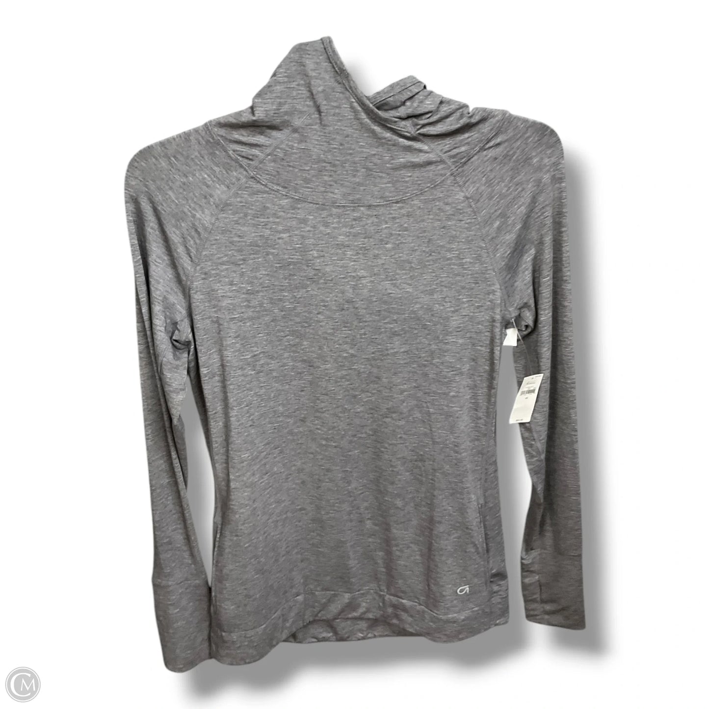 Athletic Top Long Sleeve Hoodie By Gapfit In Grey, Size: Xs