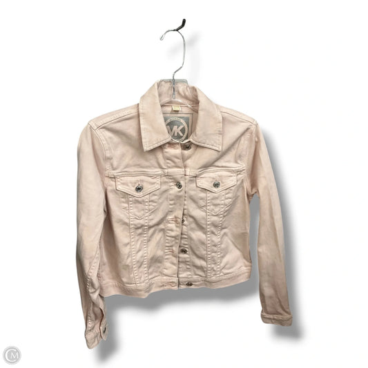 Jacket Denim By Michael By Michael Kors In Pink, Size: S
