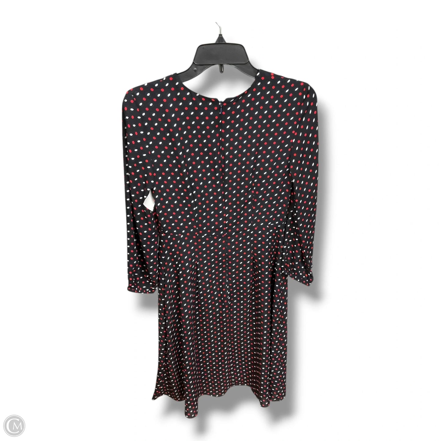 Dress Casual Midi By Ann Taylor In Polkadot Pattern, Size: Xs