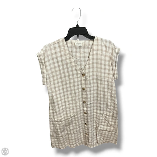 Dress Casual Short By Lou And Grey In Checkered Pattern, Size: Xs
