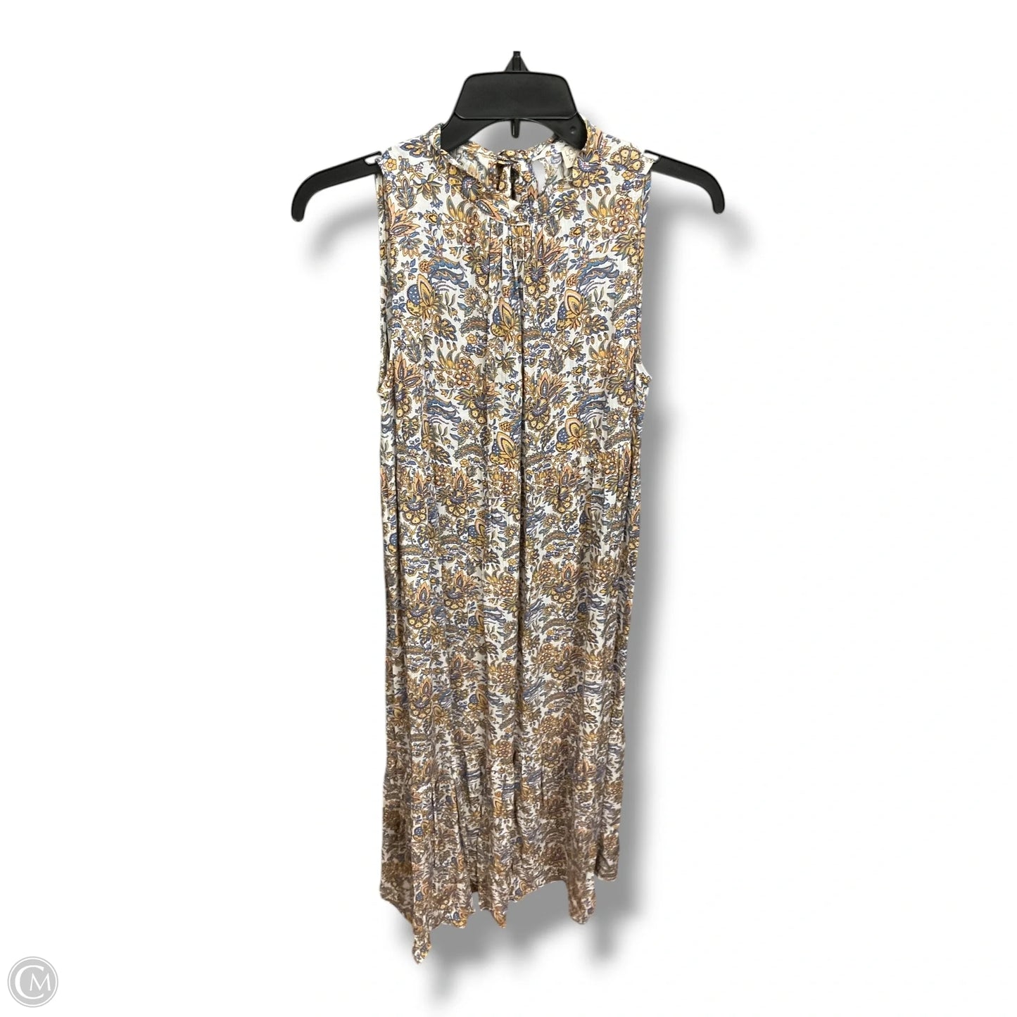 Dress Casual Maxi By Loft In Paisley Print, Size: Xxs