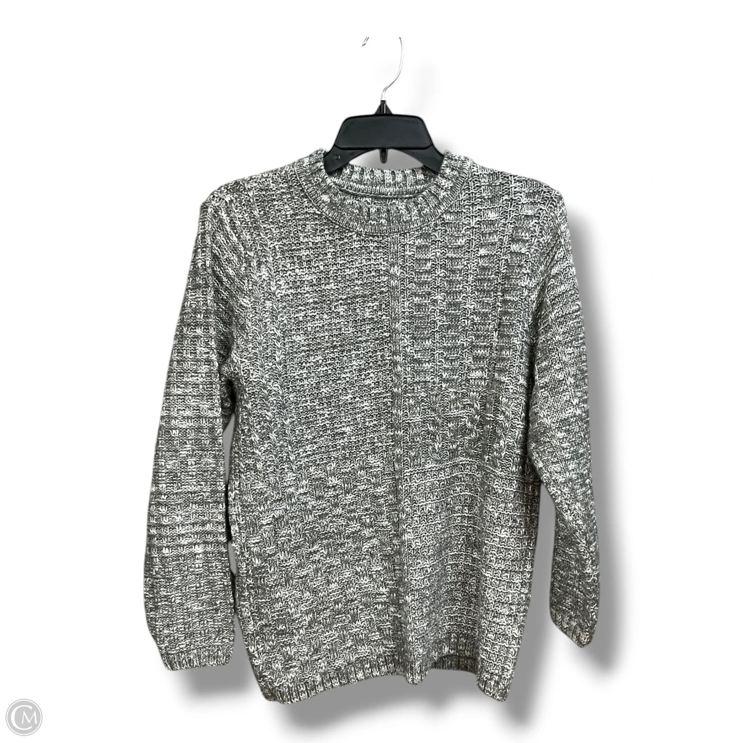 Sweater By Lou And Grey In Grey & White, Size: Xs