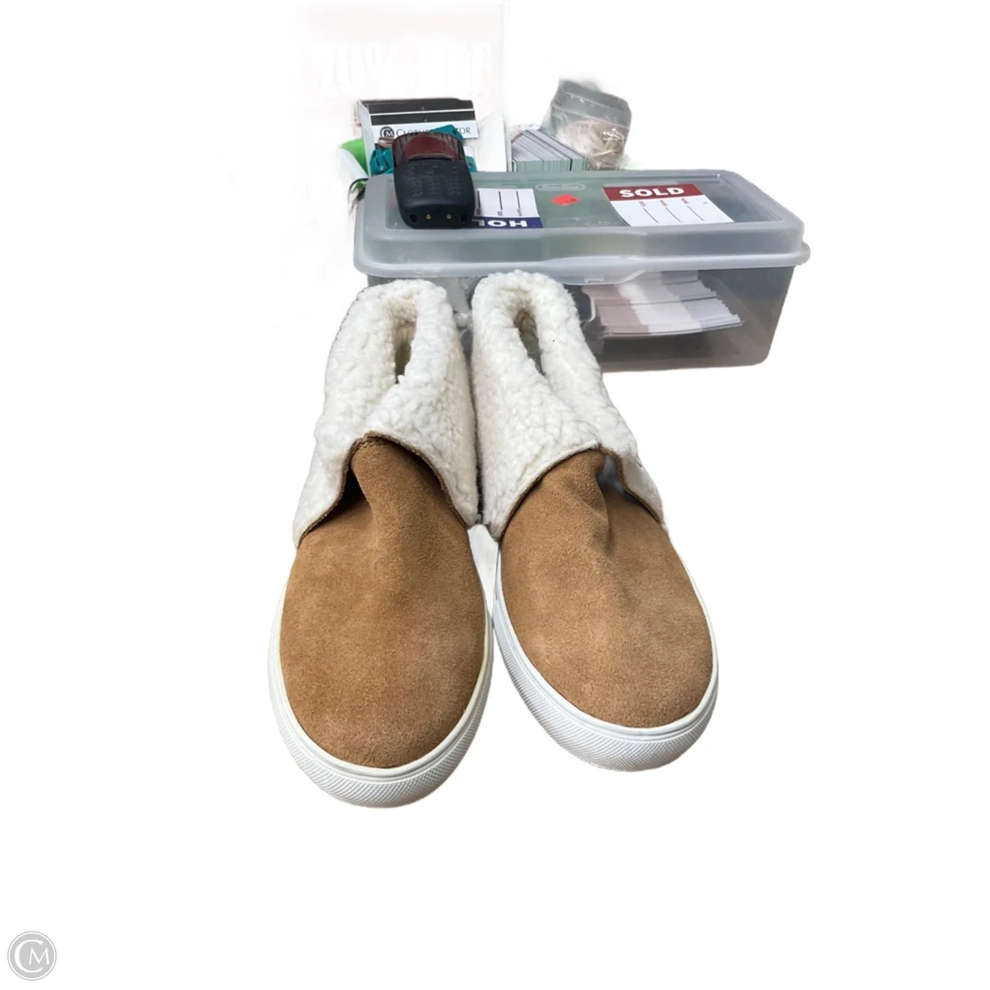 Boots Ankle Flats By Serra In Tan, Size: 9