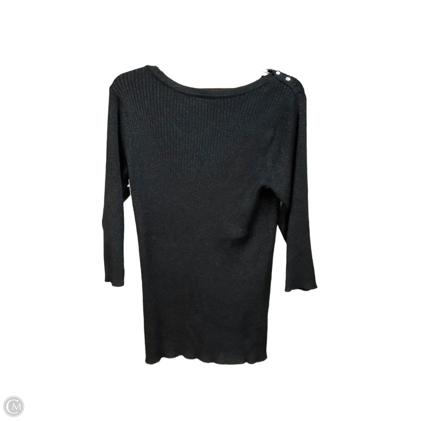 Top Long Sleeve By Lane Bryant In Black, Size: 2x