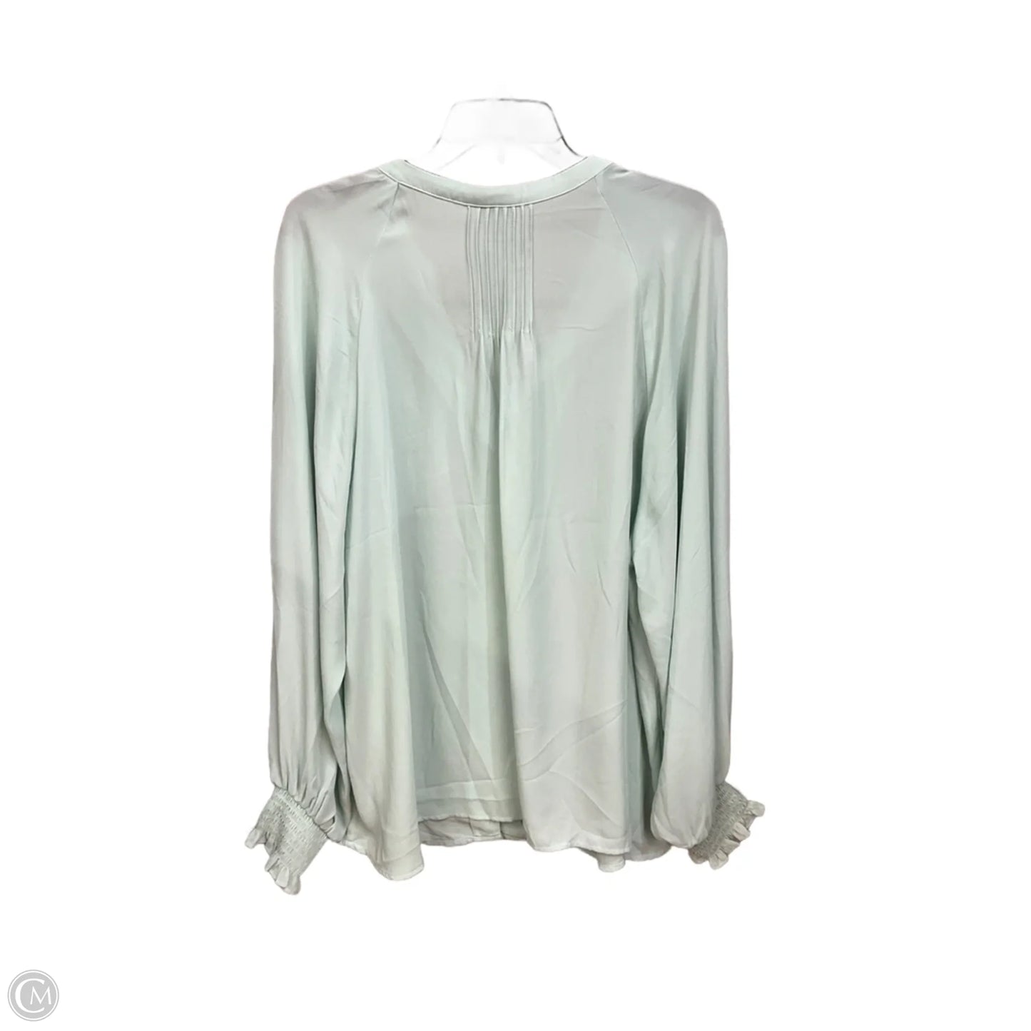 Blouse Long Sleeve By Torrid In Green, Size: 2x