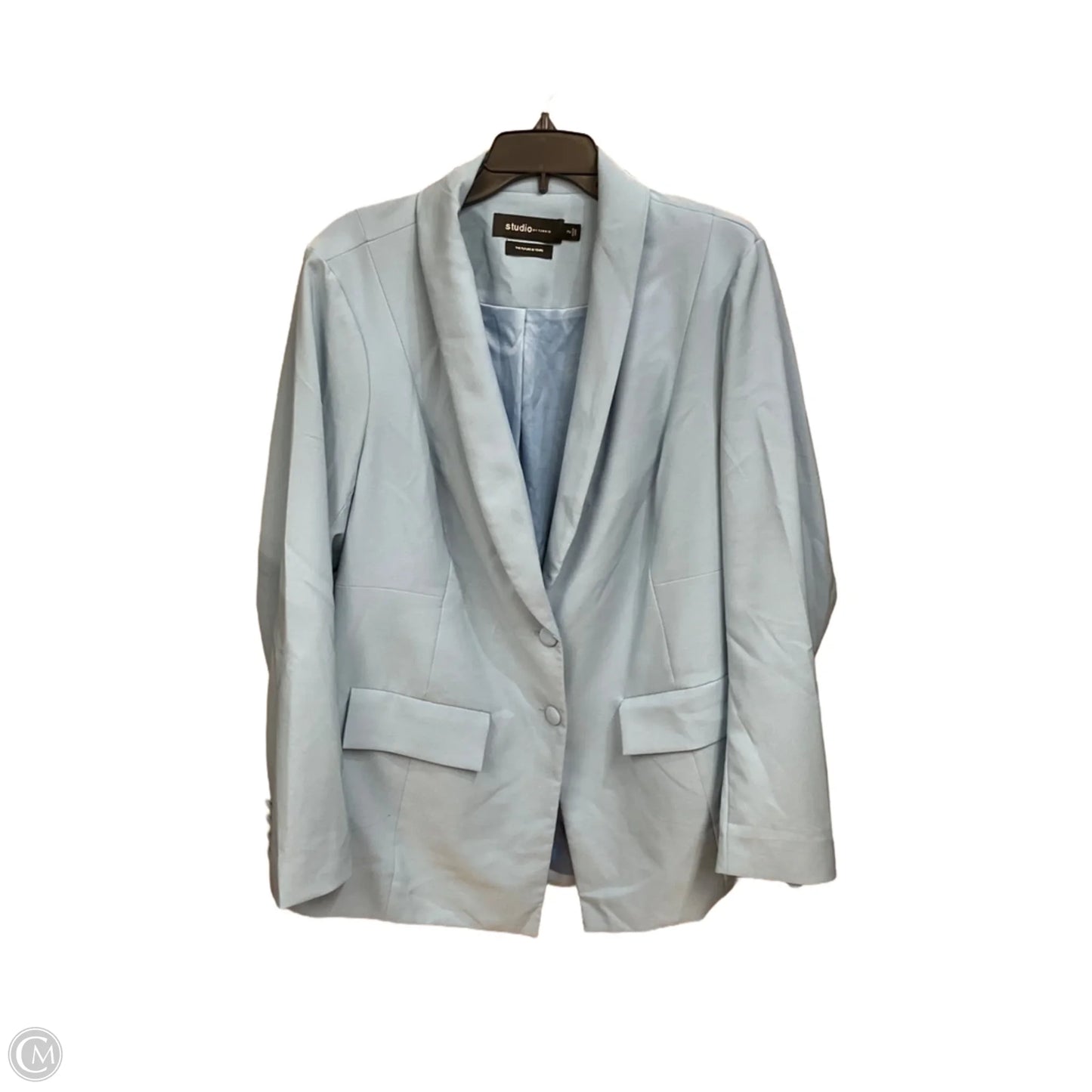 Blazer By Torrid In Blue, Size: 2x