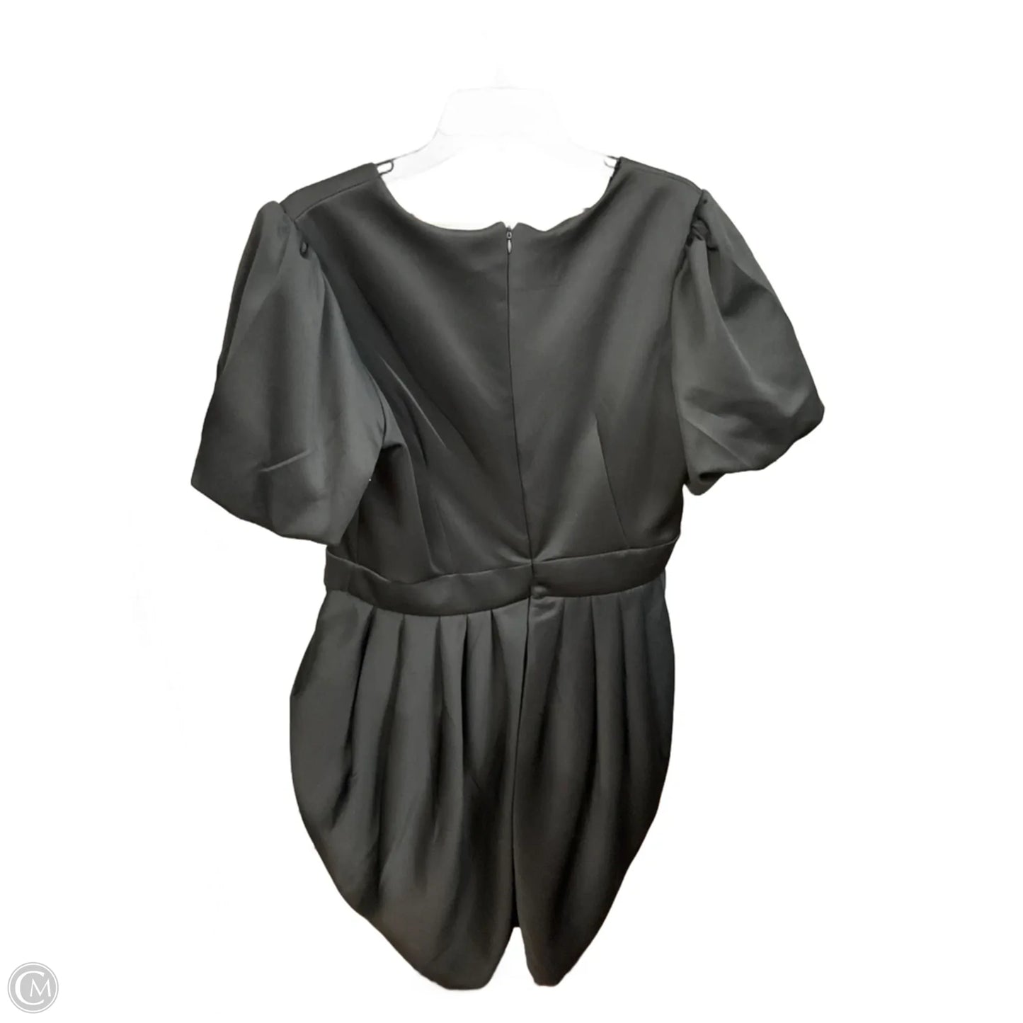 Dress Party Midi By Ashley Scott In Black, Size: 1x