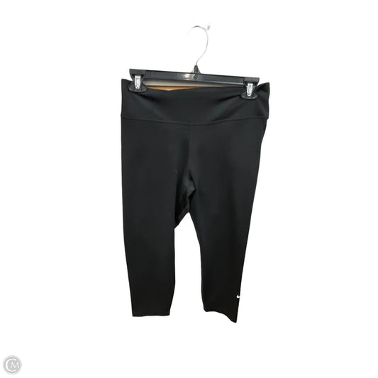 Athletic Leggings By Nike Apparel In Black, Size: L