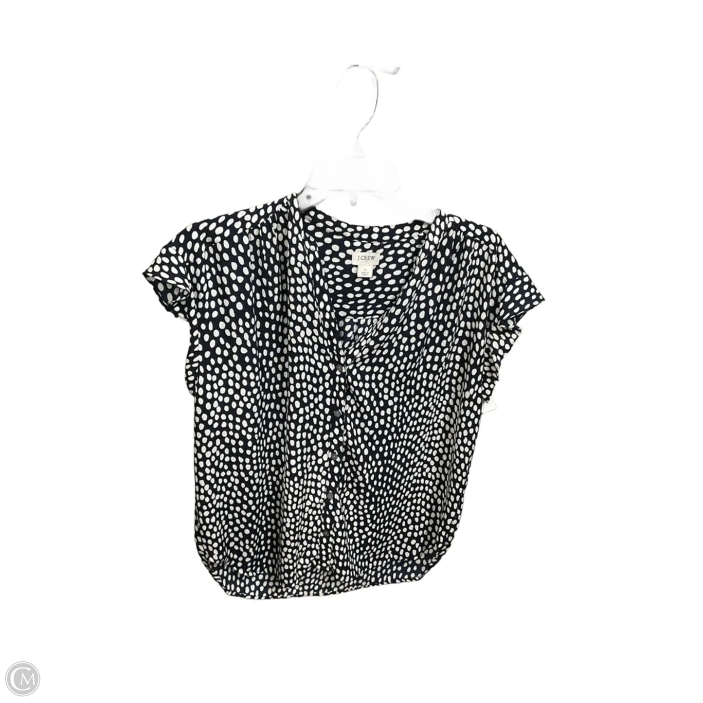 Top Sleeveless By J. Crew In Black & White, Size: S