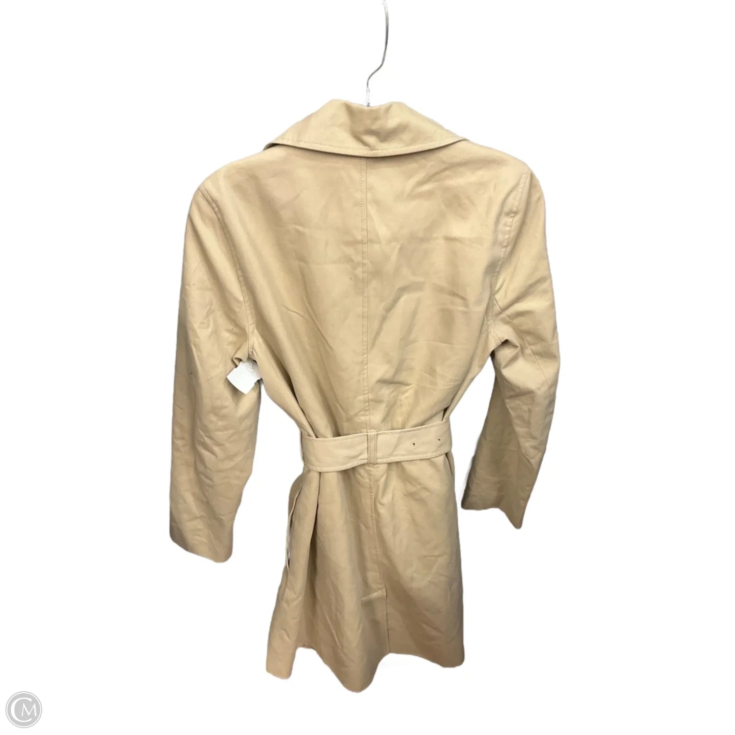 Coat Trench Coat By J. Crew In Tan, Size: S