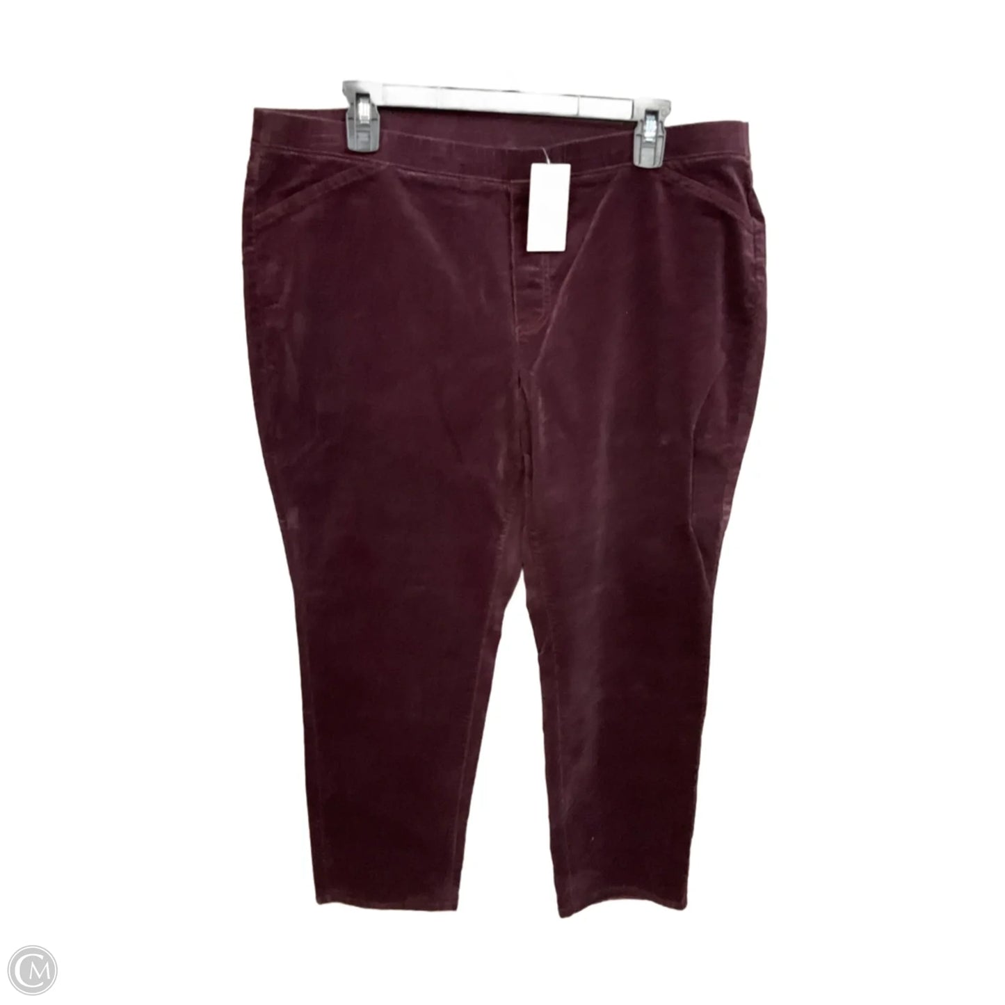 Pants Corduroy By J. Jill In Maroon, Size: 12p