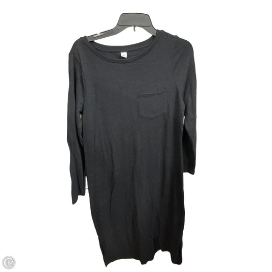 Dress Casual Maxi By Old Navy In Black, Size: M