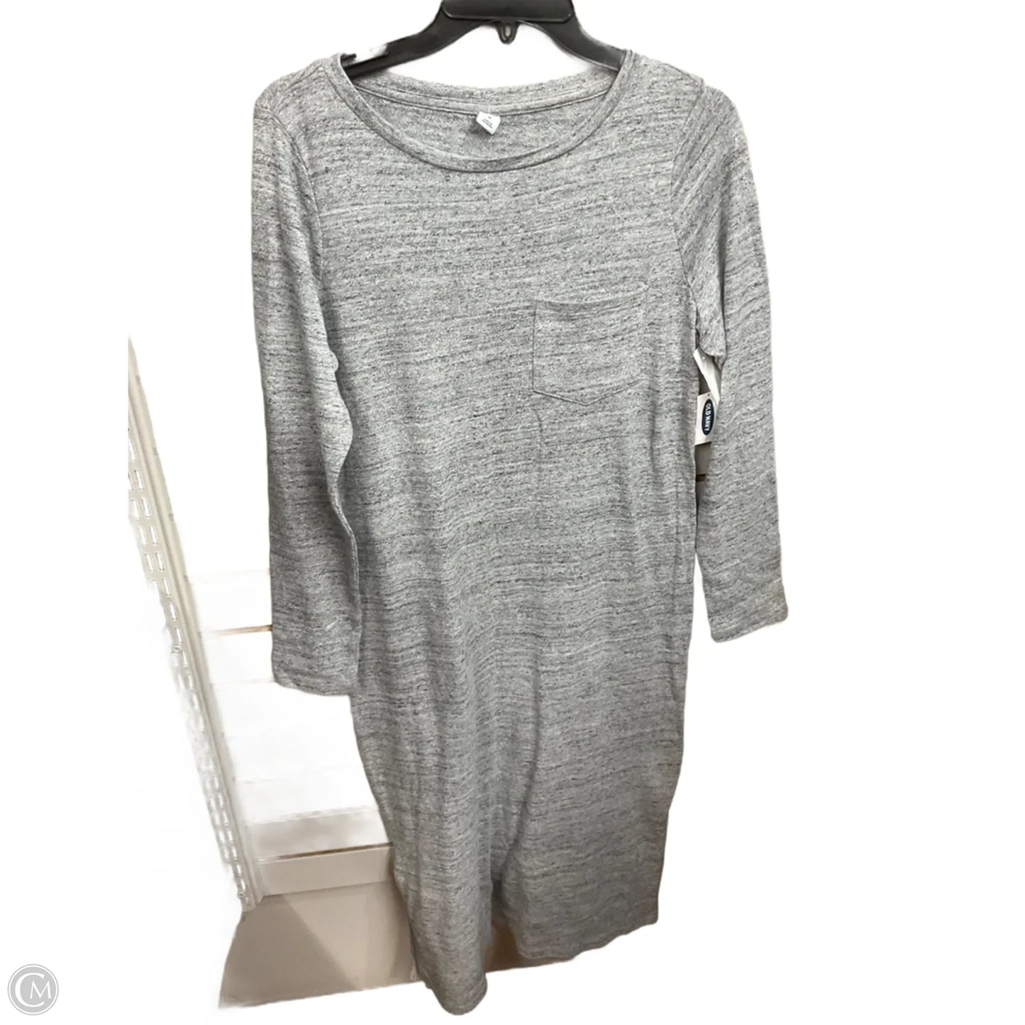 Dress Casual Maxi By Old Navy In Grey, Size: M