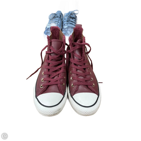 Shoes Athletic By Converse In Maroon, Size: 7