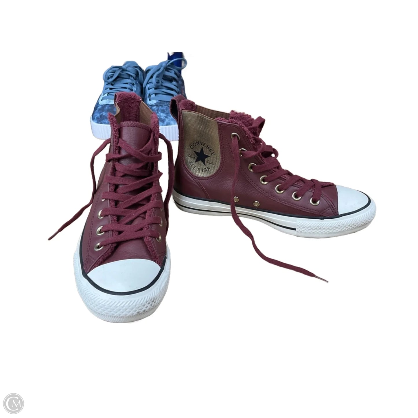 Shoes Athletic By Converse In Maroon, Size: 7