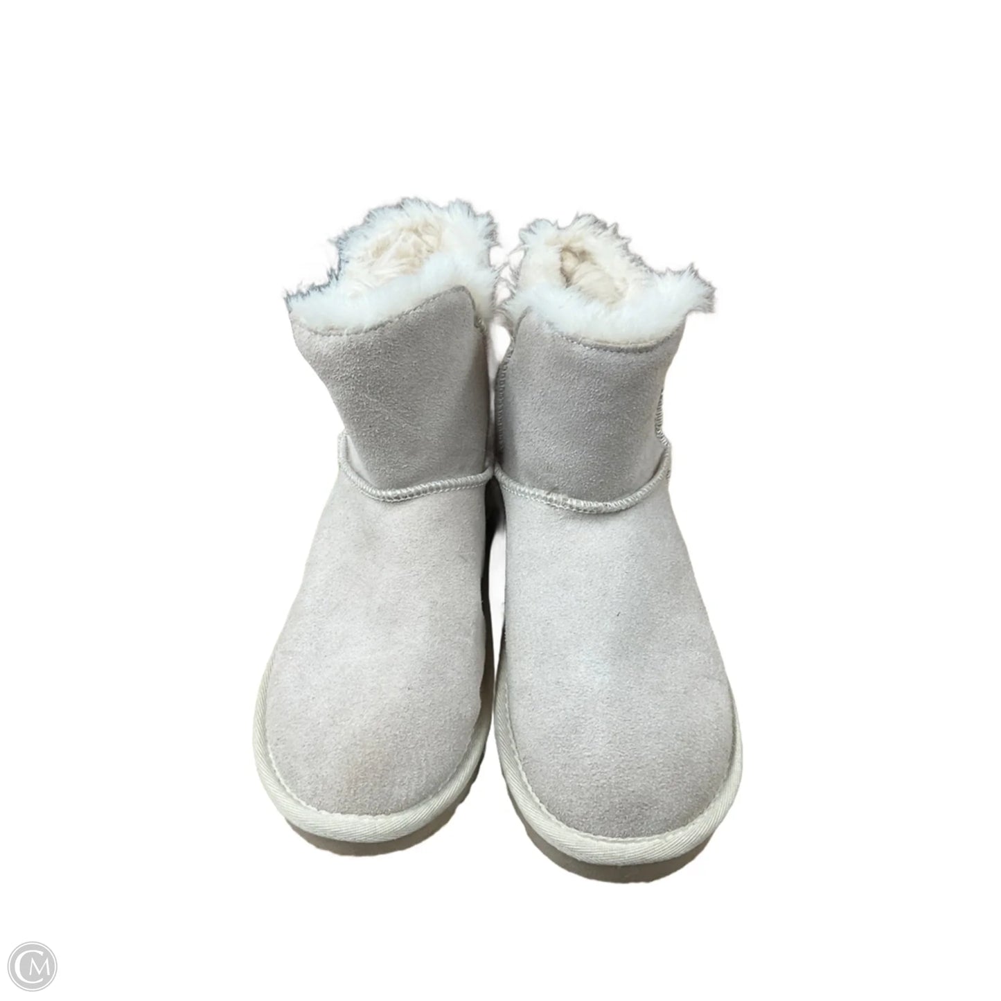 Boots Ankle Heels By Clothes Mentor In Beige, Size: 9