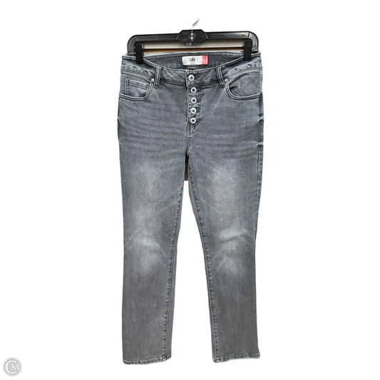 Jeans Straight By Cabi In Grey, Size: 6