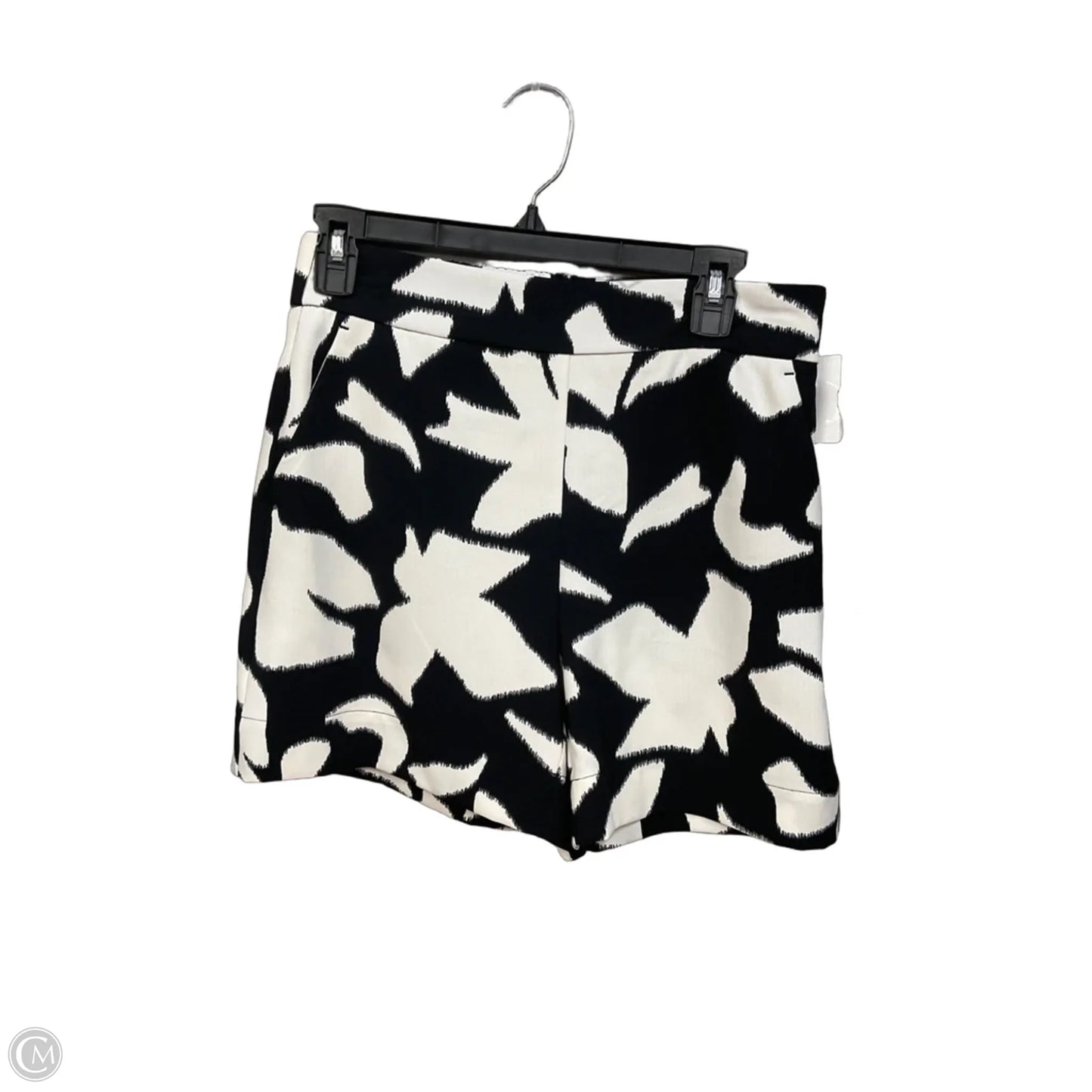 Shorts By Nine West In Black & Cream, Size: 4