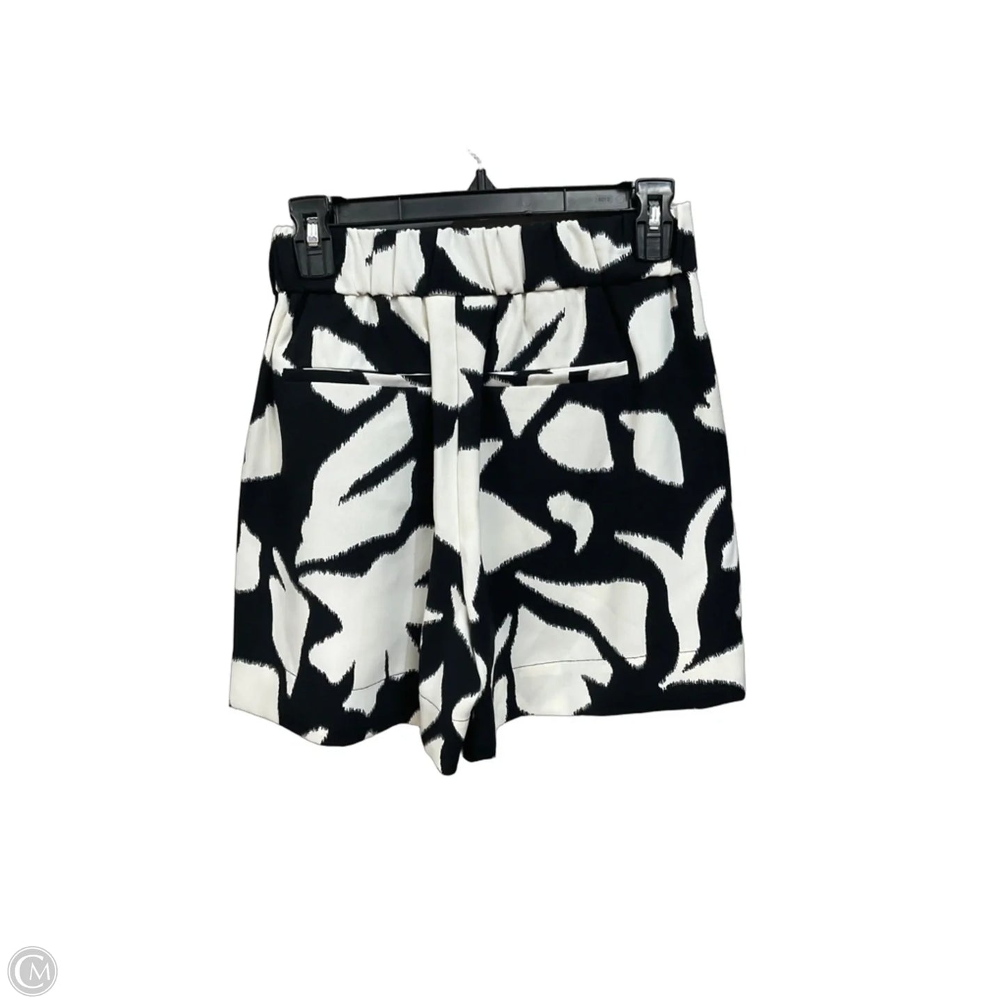 Shorts By Nine West In Black & Cream, Size: 4