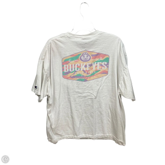 Top Short Sleeve By Chicsoul In Floral Print, Size: 2x