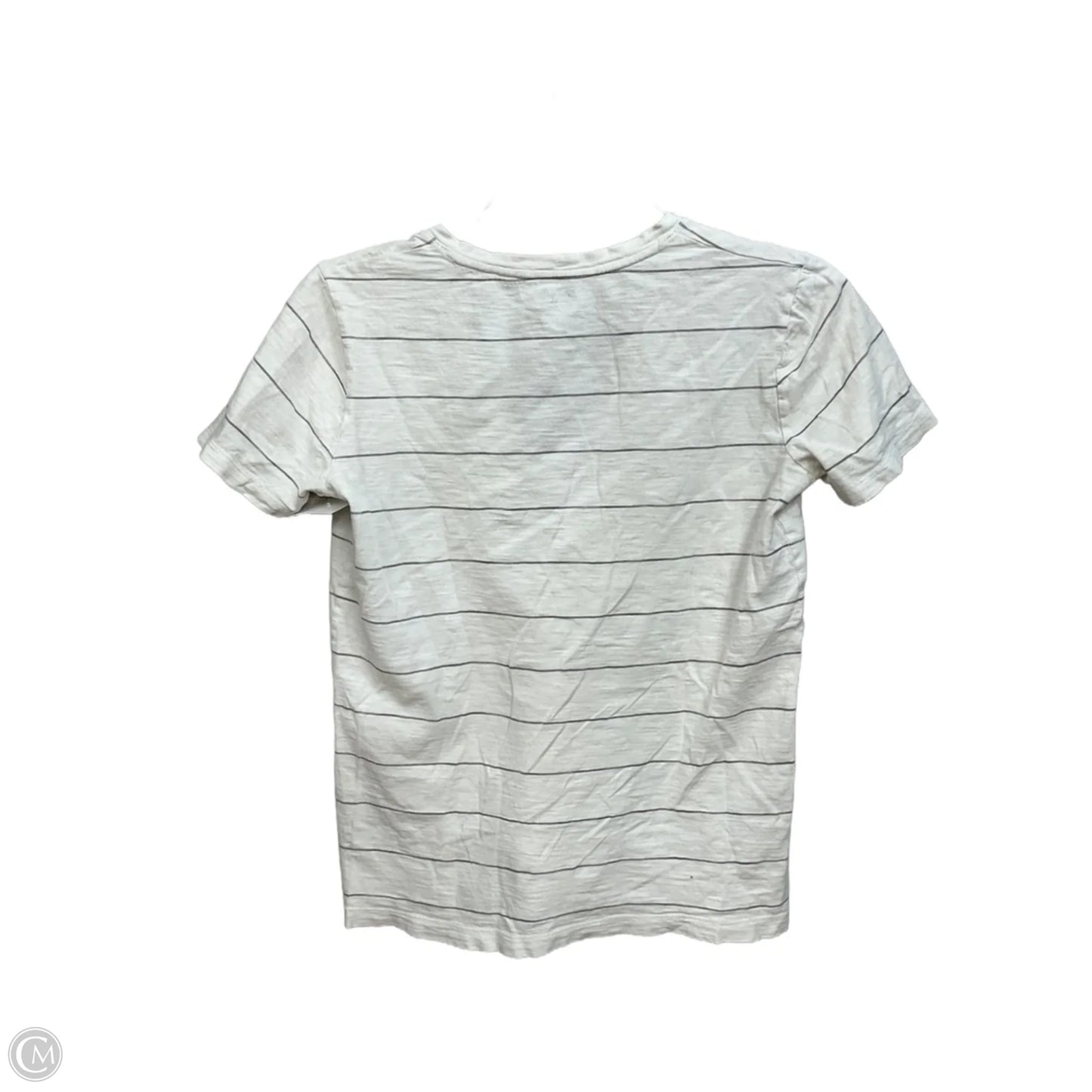 Top Short Sleeve Basic By Madewell In Striped Pattern, Size: Xs