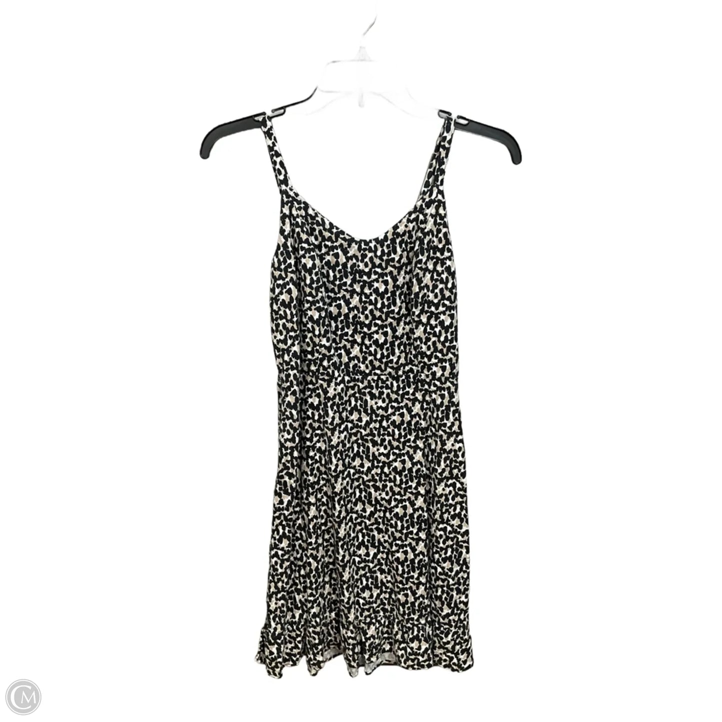 Dress Casual Midi By Old Navy In Black & Tan, Size: Xs