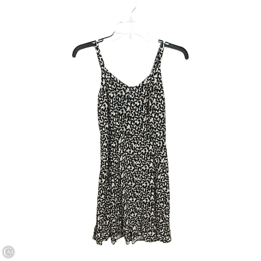 Dress Casual Midi By Old Navy In Black & Tan, Size: Xs