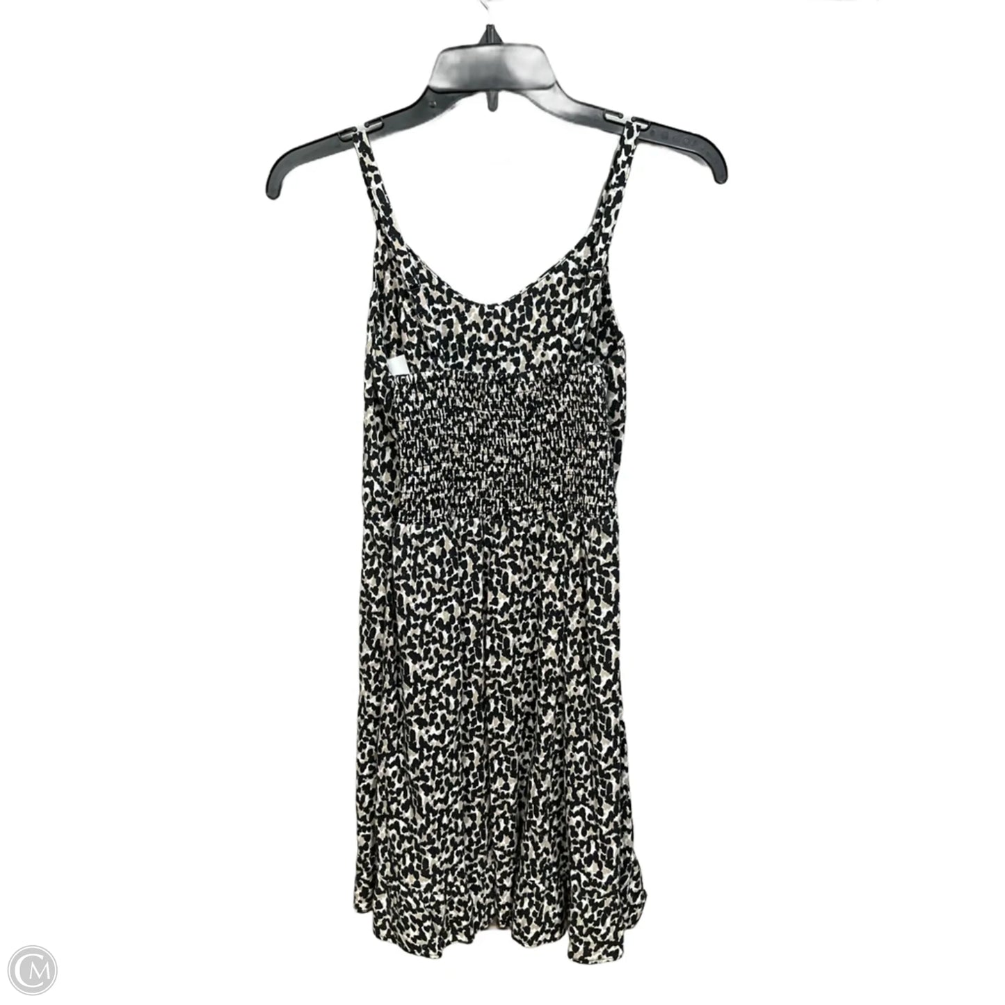 Dress Casual Midi By Old Navy In Black & Tan, Size: Xs