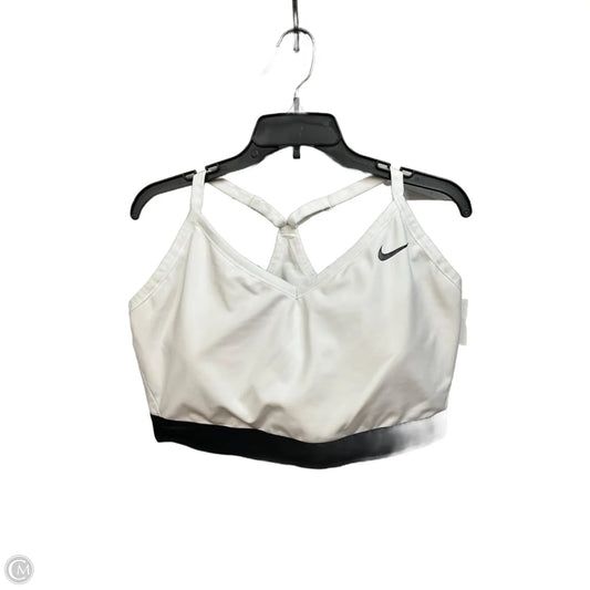 Athletic Bra By Nike Apparel In White, Size: 3x