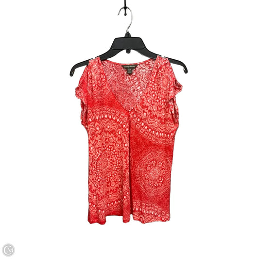 Top Sleeveless By Tommy Bahama In Red & White, Size: M