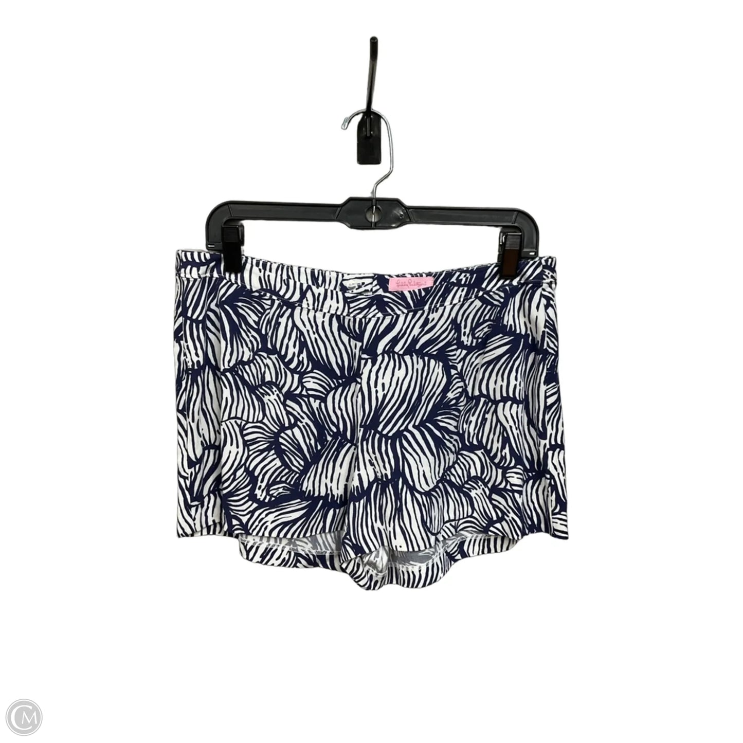 Top Sleeveless Designer By Lilly Pulitzer In Blue & White, Size: M