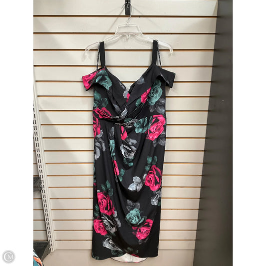 Dress Casual Maxi By City Chic In Floral Print, Size: Xl