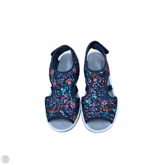 Sandals Flats By Bzees In Floral Print, Size: 8