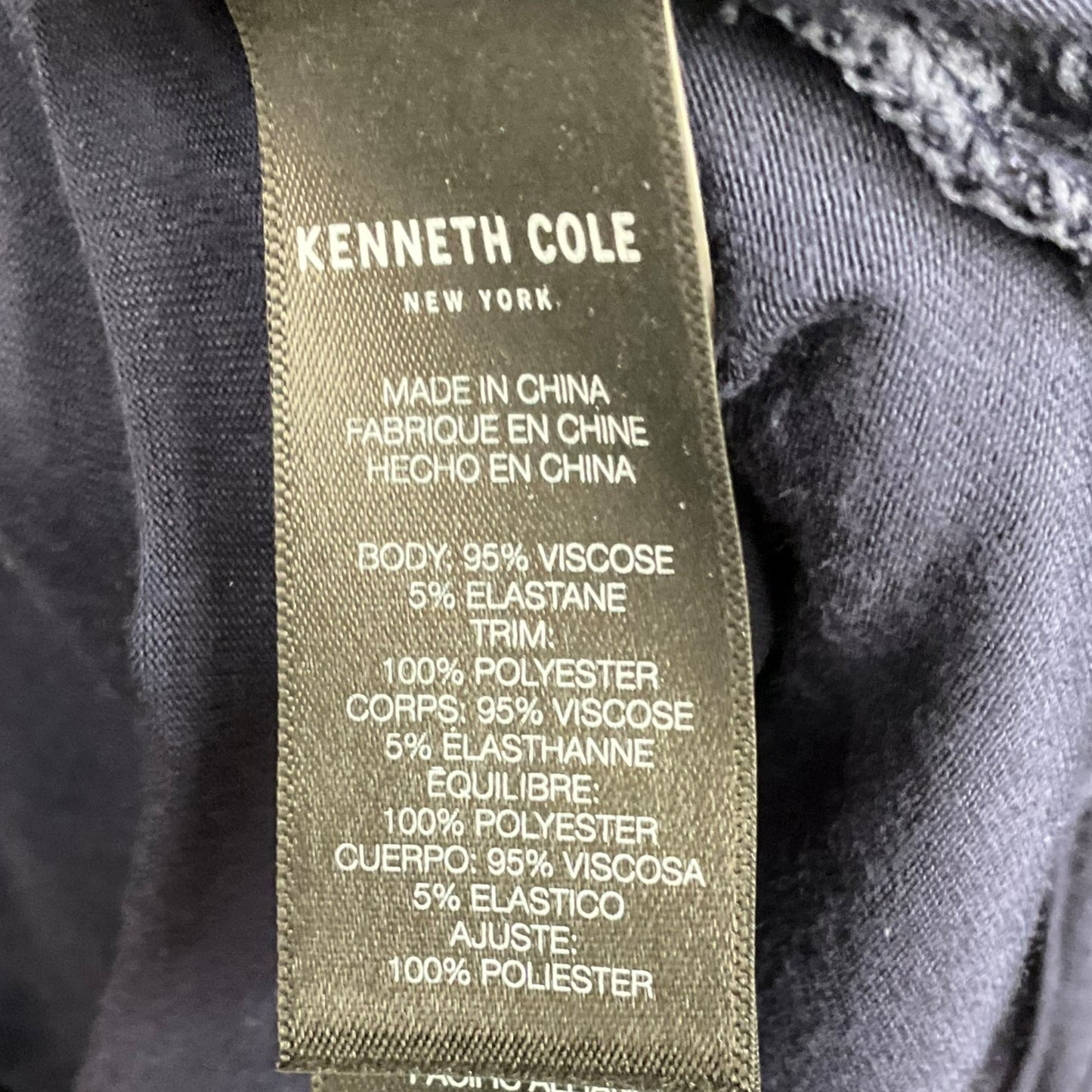 Top Long Sleeve By Kenneth Cole In Blue, Size: M