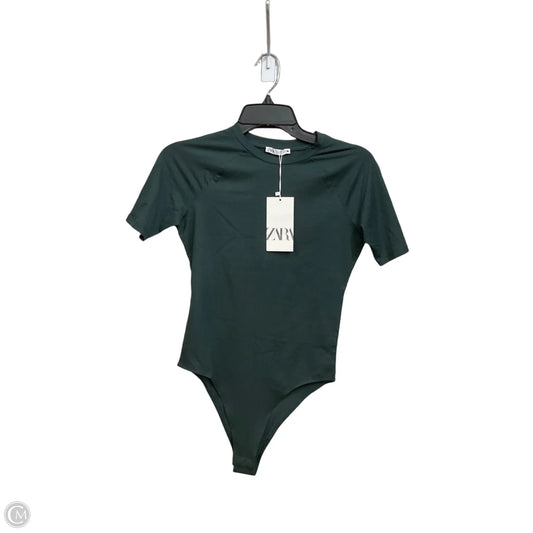 Bodysuit By Zara In Green, Size: S
