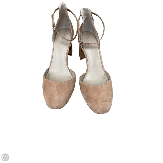 Shoes Heels Block By Ann Taylor In Brown, Size: 11